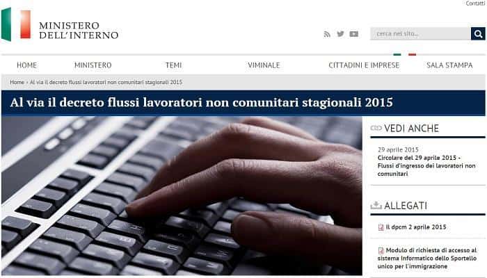 lavoratori non comunitari