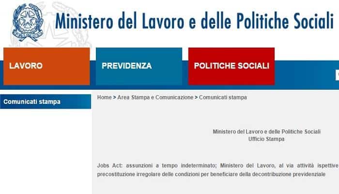 esonero contributivo